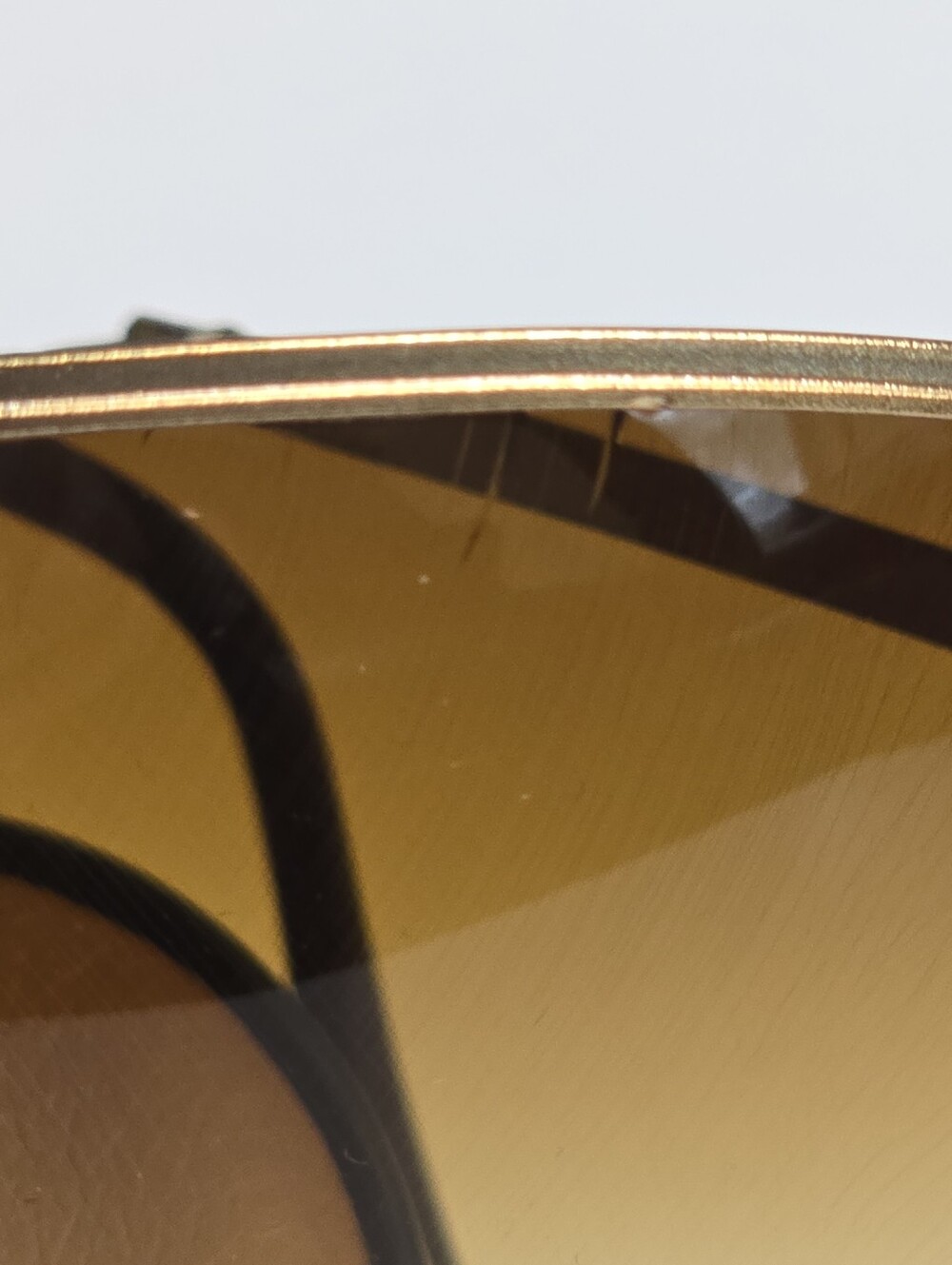 Vintage 80s Sport Brown Gradient Aviator Sunglasses - Picture 6 of 16